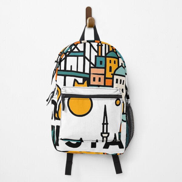 Item preview, Istanbul Turkey Travel Souvenir - Galata Tower & Hagia Sophia Cats Art designed and sold by OzzFrequency.