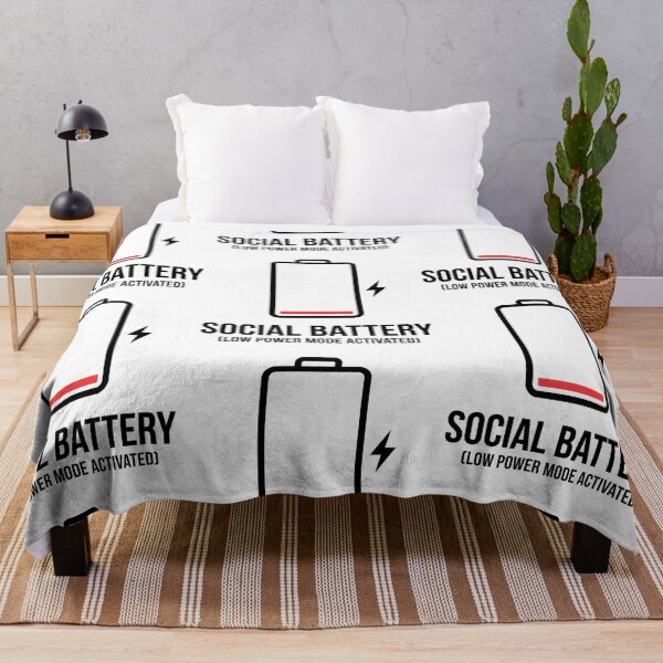 Item preview, Introvert Drained Battery Graphic designed and sold by FrankOliver.
