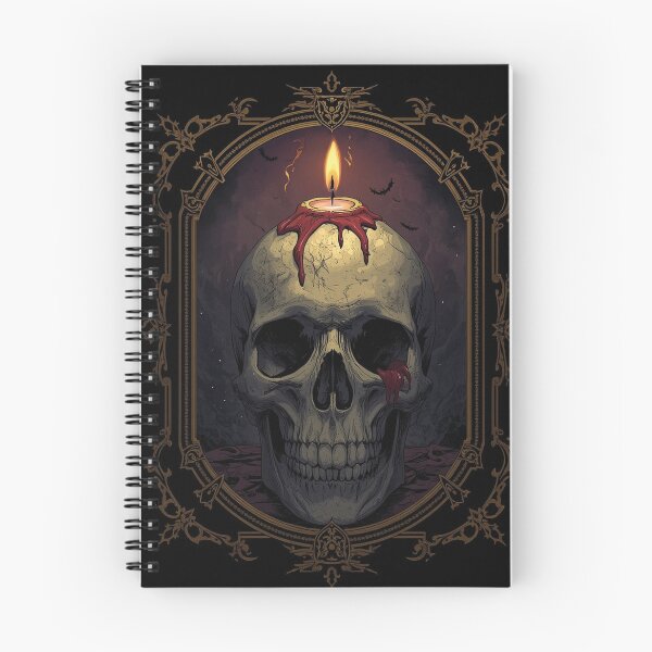 Item preview, Skull Candle Epic Dark Halloween Shirt designed and sold by SunnyDesign82.