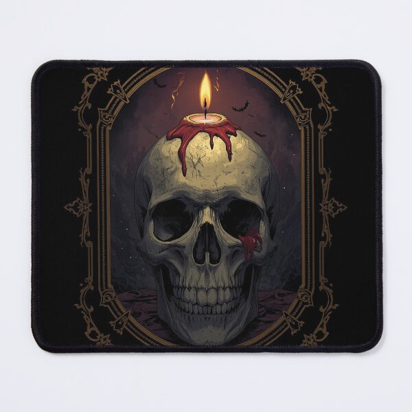Item preview, Skull Candle Epic Dark Halloween Shirt designed and sold by SunnyDesign82.