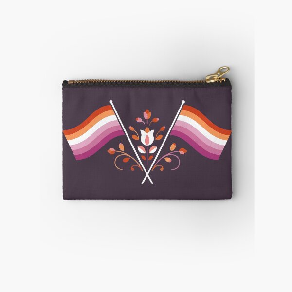 Item preview, Lesbian Pride Flag Folk Motif – © heidiannemorris Scandinavian Folk Art designed and sold by FOLK ART FUSION by heidiannemorris.