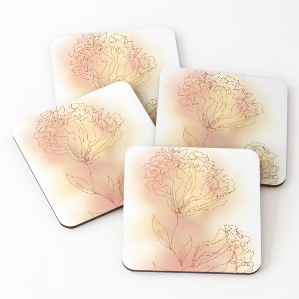 Item preview, Nostalgic Autumn Line Art Flower designed and sold by Utali.