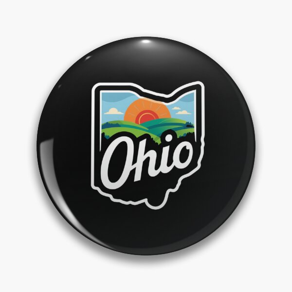 Aperçu de l'œuvre Ohio, États-Unis créée et vendue par PamLeeDesign.