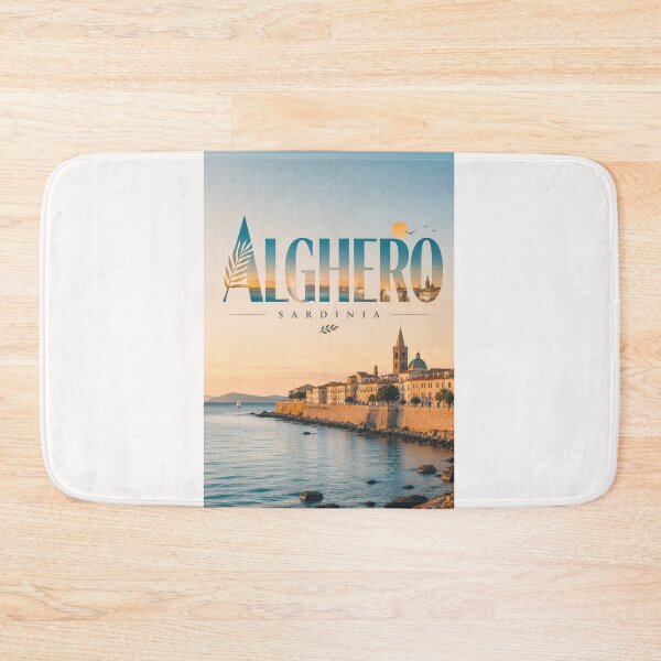Item preview, Alghero Old Town and Mediterranean Coast, Sardinia Italy designed and sold by Places On Earth.