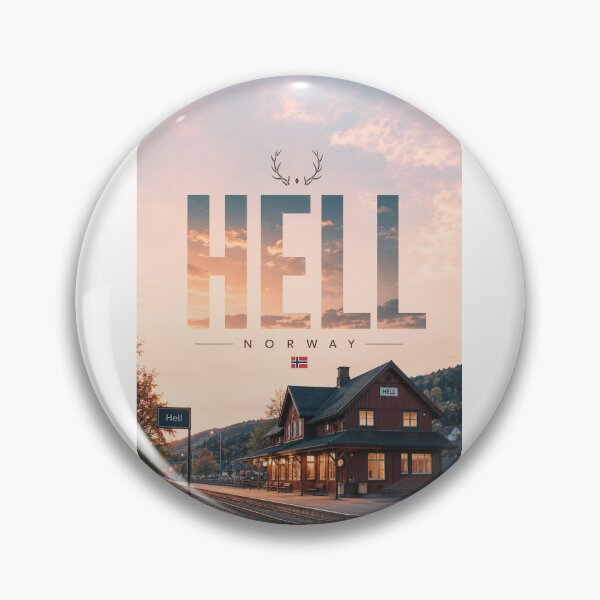 Item preview, Hell Station and Stjørdal Valley, Trøndelag Norway designed and sold by Places On Earth.