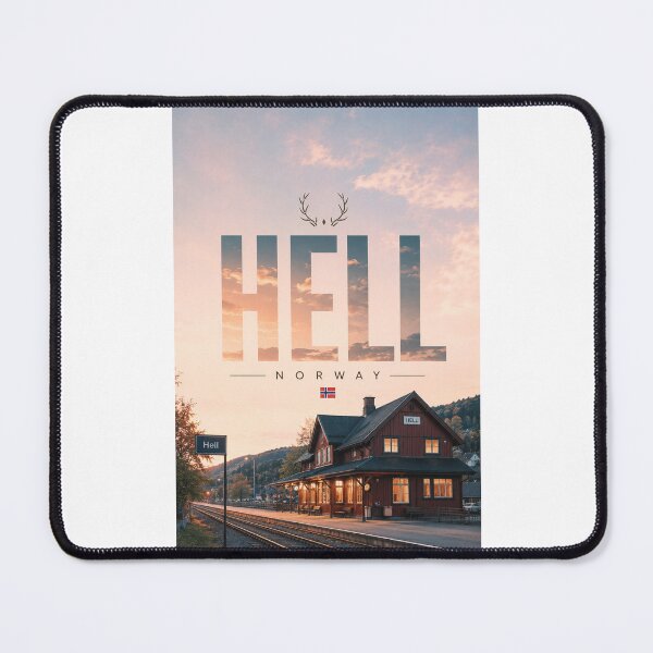 Item preview, Hell Station and Stjørdal Valley, Trøndelag Norway designed and sold by Places On Earth.