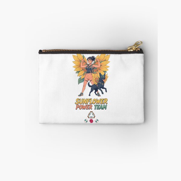 Item preview, Sunflower Power Team - Woman and Dog designed and sold by m-yoga-store.