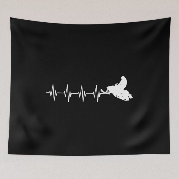 Item preview, Snowmobile Heartbeat Pulse Ride Winter Sport designed and sold by GiaoCalonas.