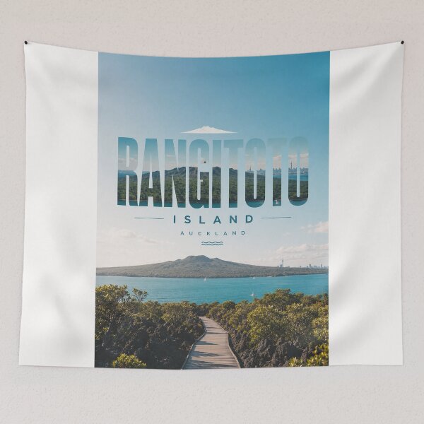 Item preview, Rangitoto Island Volcanic Landscape, Auckland New Zealand designed and sold by Places On Earth.