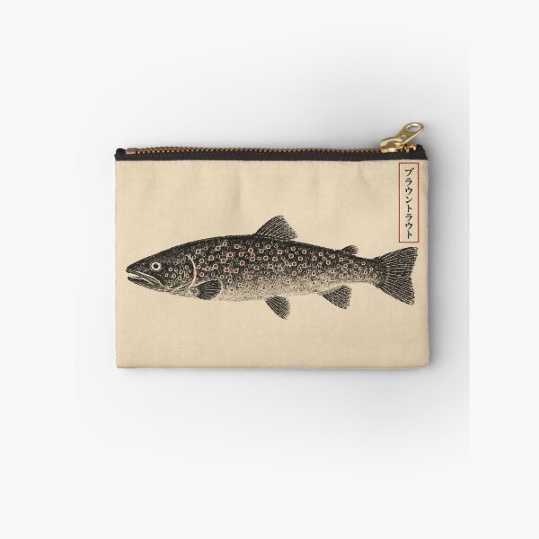 Item preview, Brown Trout Gyotaku Fish Print — Angler's Woodblock No. 3 | Japanese Woodblock designed and sold by Planthem.