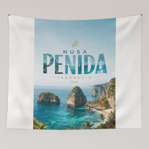 Item preview, Nusa Penida Coastal Cliffs and Crystal Bay, Bali Indonesia designed and sold by Places On Earth.