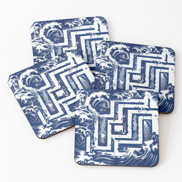 Item preview, Cobalt Wave Labyrinth designed and sold by ONYX Pixee.