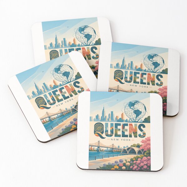 Item preview, Queens New York Skyline, Unisphere and Flushing Meadows Corona Park designed and sold by Places On Earth.