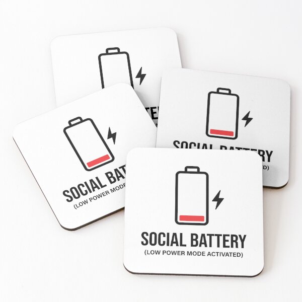 Item preview, Introvert Low Battery Depleted Art designed and sold by FrankOliver.