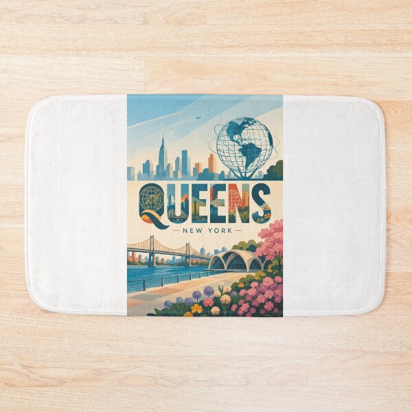 Item preview, Queens New York Skyline, Unisphere and Flushing Meadows Corona Park designed and sold by Places On Earth.