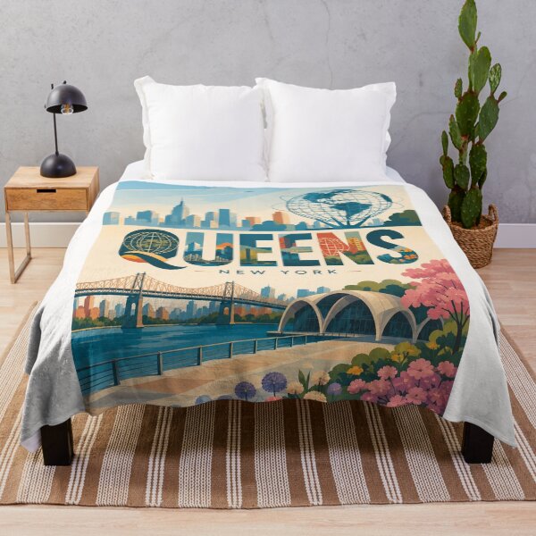 Item preview, Queens New York Skyline, Unisphere and Flushing Meadows Corona Park designed and sold by Places On Earth.