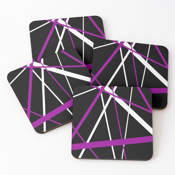 Item preview, Bold Purple-Pink Diagonal Lines White Accents designed and sold by taiche.
