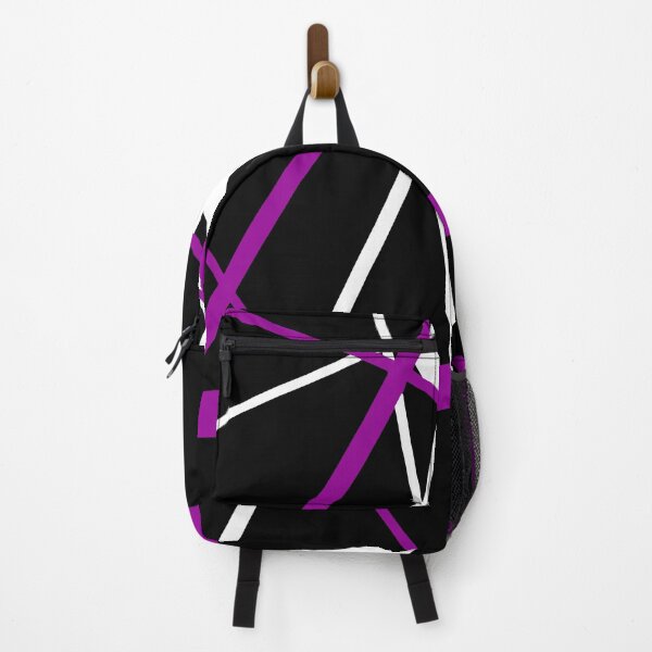 Item preview, Bold Purple-Pink Diagonal Lines White Accents designed and sold by taiche.