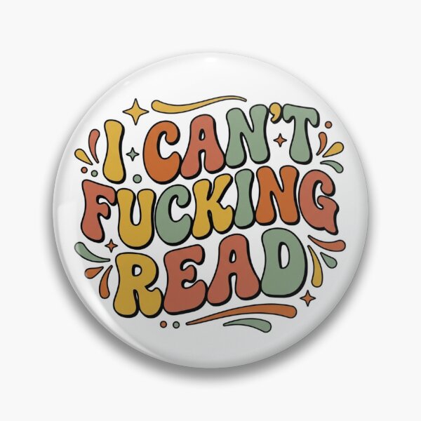 Item preview, I Can't Fking Read Retro Groovy Typography – Funny Sarcastic Retro Toddler designed and sold by raedattia.