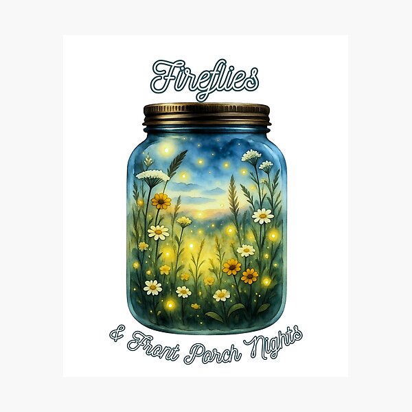 Item preview, Fireflies and Front Porch Nights designed and sold by tellia-kallisto.