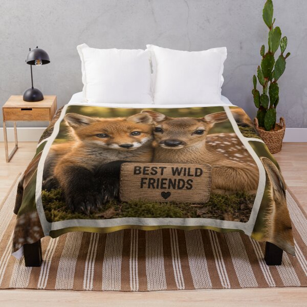 Item preview, Cute Fox Fawn Best Wild Friends Animal Lover designed and sold by BagFactoryUK.
