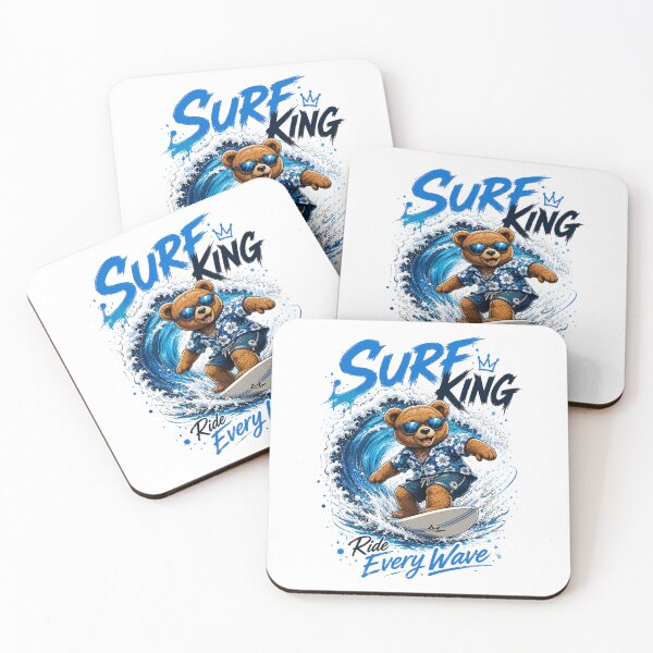 Item preview, Surf King Bear Ride Every Wave designed and sold by the-dovlat.