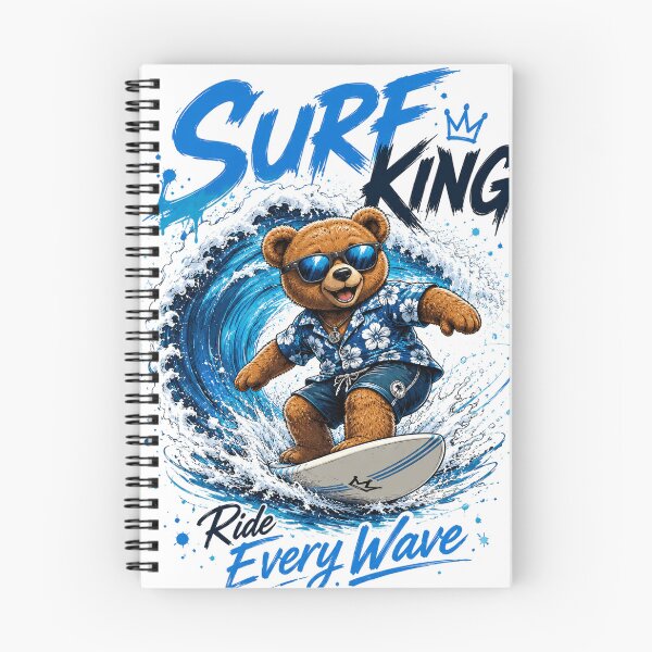 Item preview, Surf King Bear Ride Every Wave designed and sold by the-dovlat.
