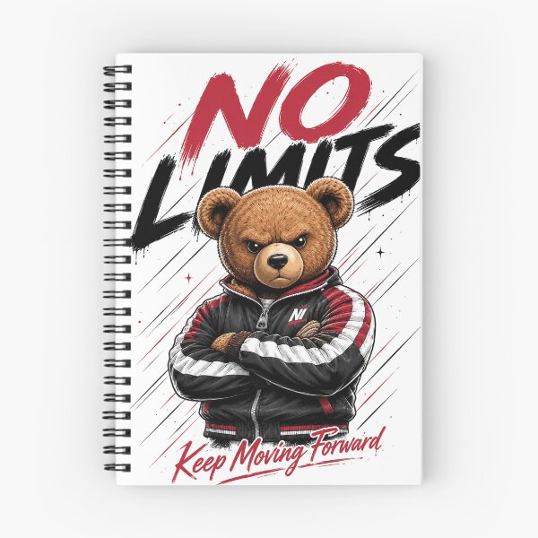 Item preview, No Limits Bear Keep Moving Forward designed and sold by the-dovlat.