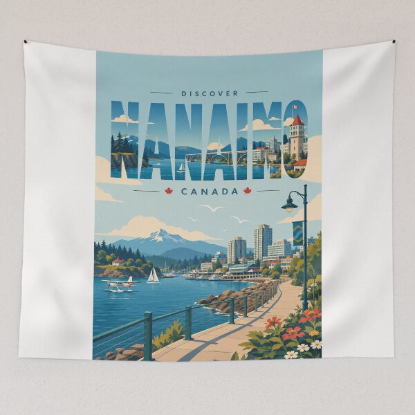 Item preview, Nanaimo Harbour Waterfront, Vancouver Island British Columbia designed and sold by Places On Earth.