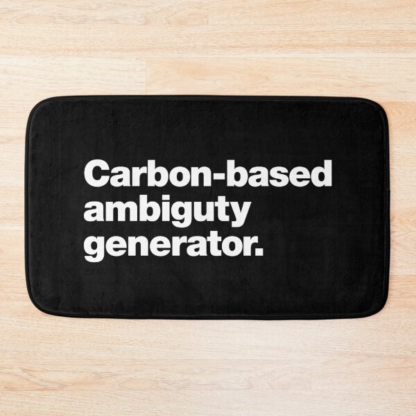 Item preview, Carbon-based ambiguity generator. designed and sold by chestify.