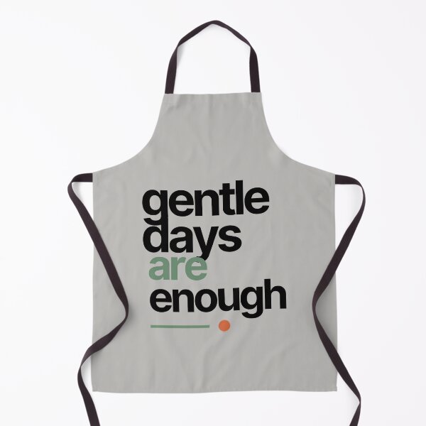 Item preview, Gentle Days Are Enough – Minimalist Mindfulness Typography designed and sold by CosmicQuietLab.