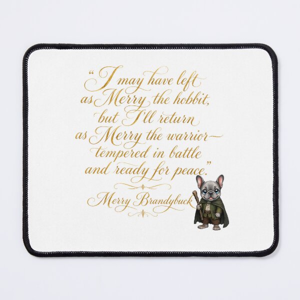 Item preview, Merry Brandybuck French Bulldog – Hobbit Warrior designed and sold by ArtisticDesignsbyLinda.