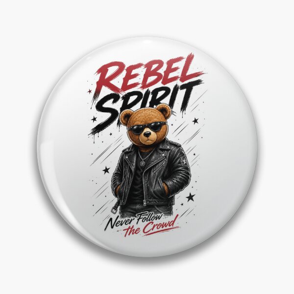 Item preview, Rebel Teddy Bear - Never Follow The Crowd designed and sold by the-dovlat.