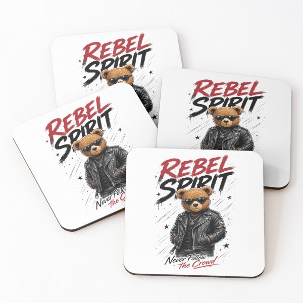 Item preview, Rebel Teddy Bear - Never Follow The Crowd designed and sold by the-dovlat.