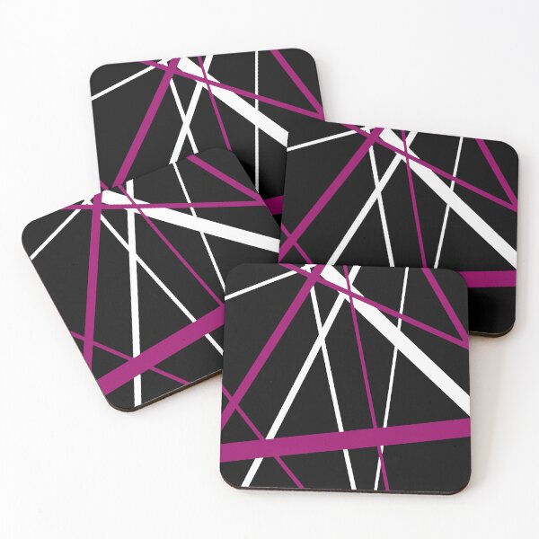 Item preview, Bold Pink Diagonal Lines White Accents designed and sold by taiche.