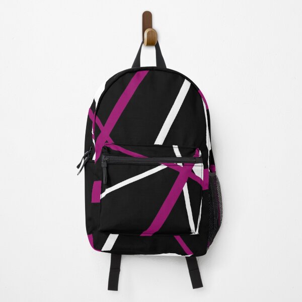 Item preview, Bold Pink Diagonal Lines White Accents designed and sold by taiche.