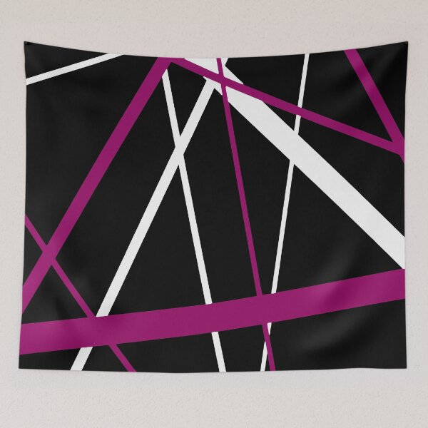 Item preview, Bold Pink Diagonal Lines White Accents designed and sold by taiche.