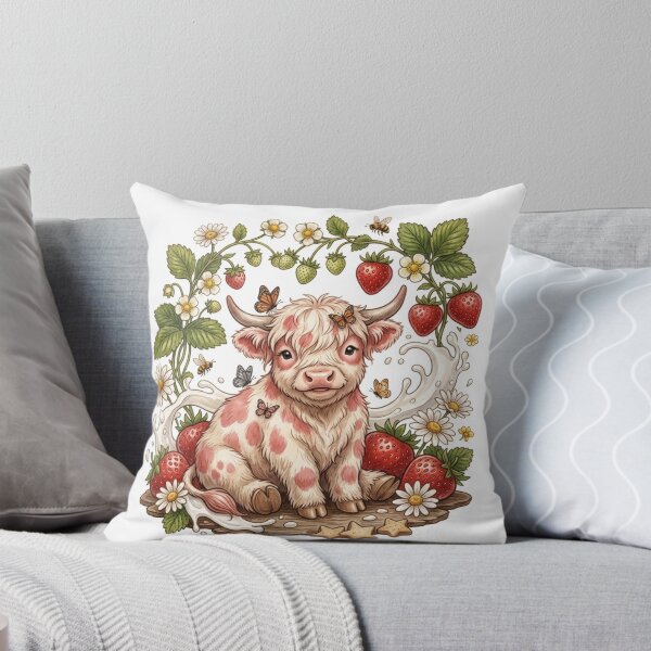 Item preview, Strawberry Moo designed and sold by artesiaKT.