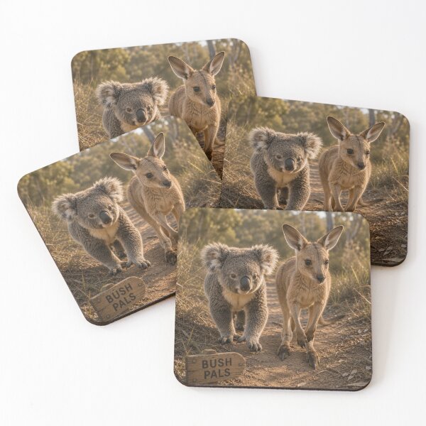 Item preview, Cute Koala Kangaroo Bush Pals Australian Wildlife designed and sold by BagFactoryUK.