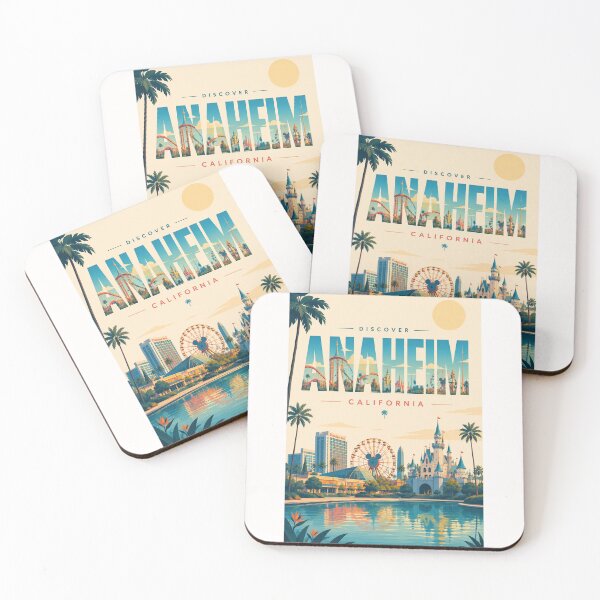 Item preview, Anaheim California, Disneyland Resort and Orange County designed and sold by Places On Earth.