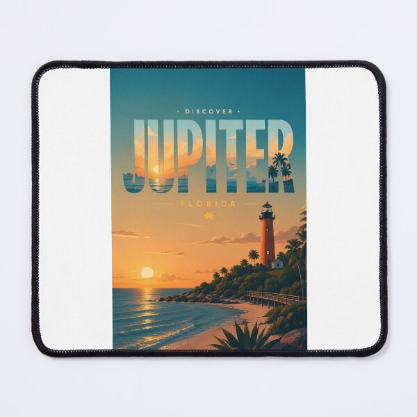 Item preview, Jupiter Inlet Lighthouse, Jupiter Florida Atlantic Coast designed and sold by Places On Earth.