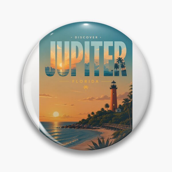 Item preview, Jupiter Inlet Lighthouse, Jupiter Florida Atlantic Coast designed and sold by Places On Earth.