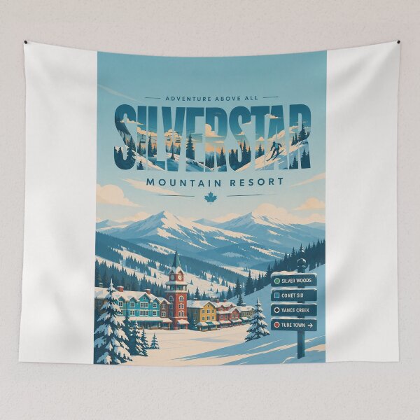 Item preview, SilverStar Mountain Resort, British Columbia Canada designed and sold by Places On Earth.