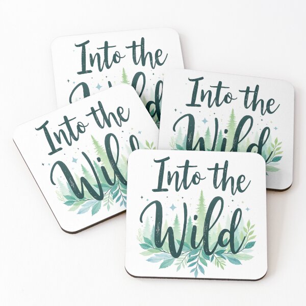 Item preview, Into the Wild Nature Quote Forest Design designed and sold by Connys Colorful World.