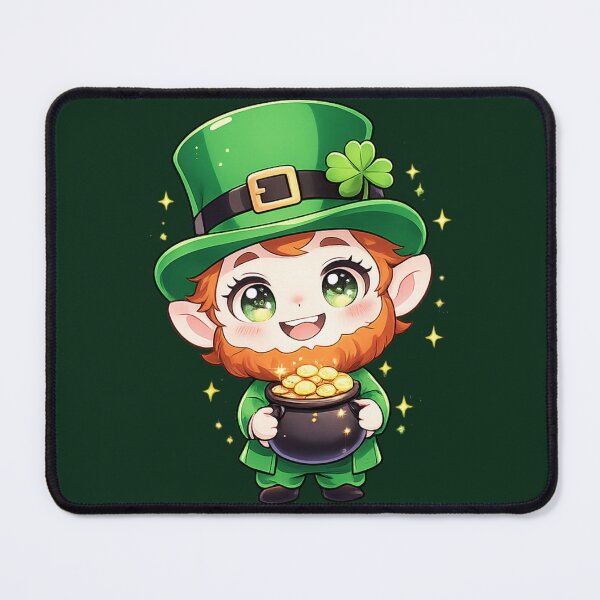 Item preview, NU Leprechaun — Cute St Patricks Day Mascot designed and sold by NUFADE.