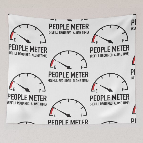 Item preview, Introvert Gauge Needs Solitary Break designed and sold by FrankOliver.