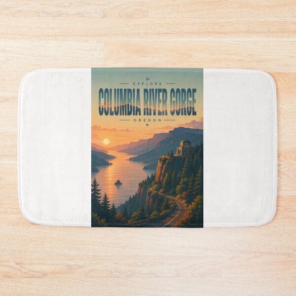 Item preview, Columbia River Gorge and Crown Point Vista House, Oregon designed and sold by Places On Earth.