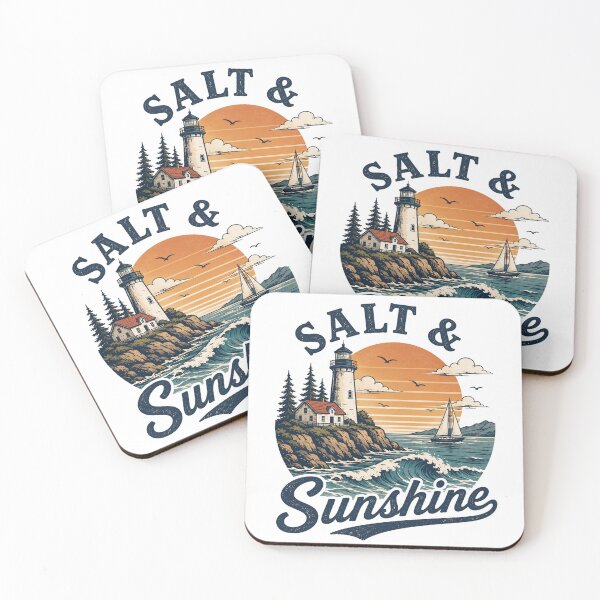 Item preview, Salt and Sunshine Coastal Lighthouse Escape designed and sold by the-dovlat.
