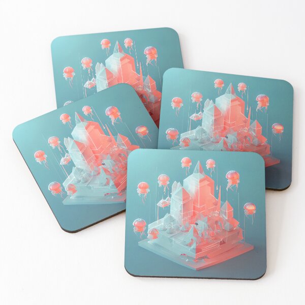 Item preview, Coral Quartz Metropolis designed and sold by ONYX Pixee.