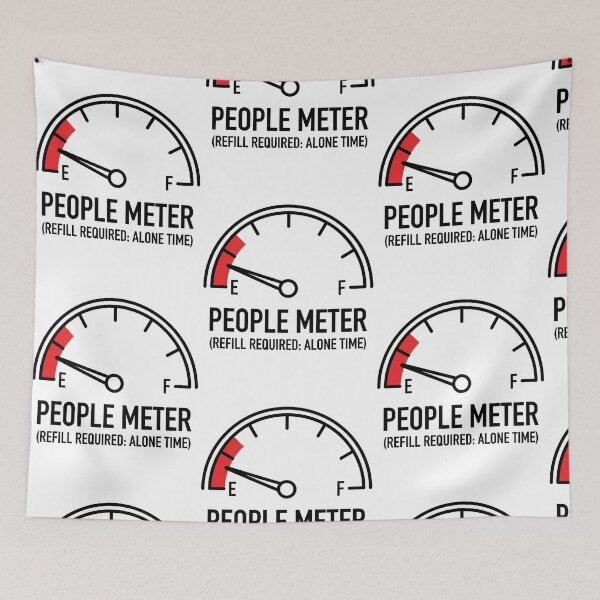 Item preview, Introvert Gauge Low Personal Needed designed and sold by FrankOliver.